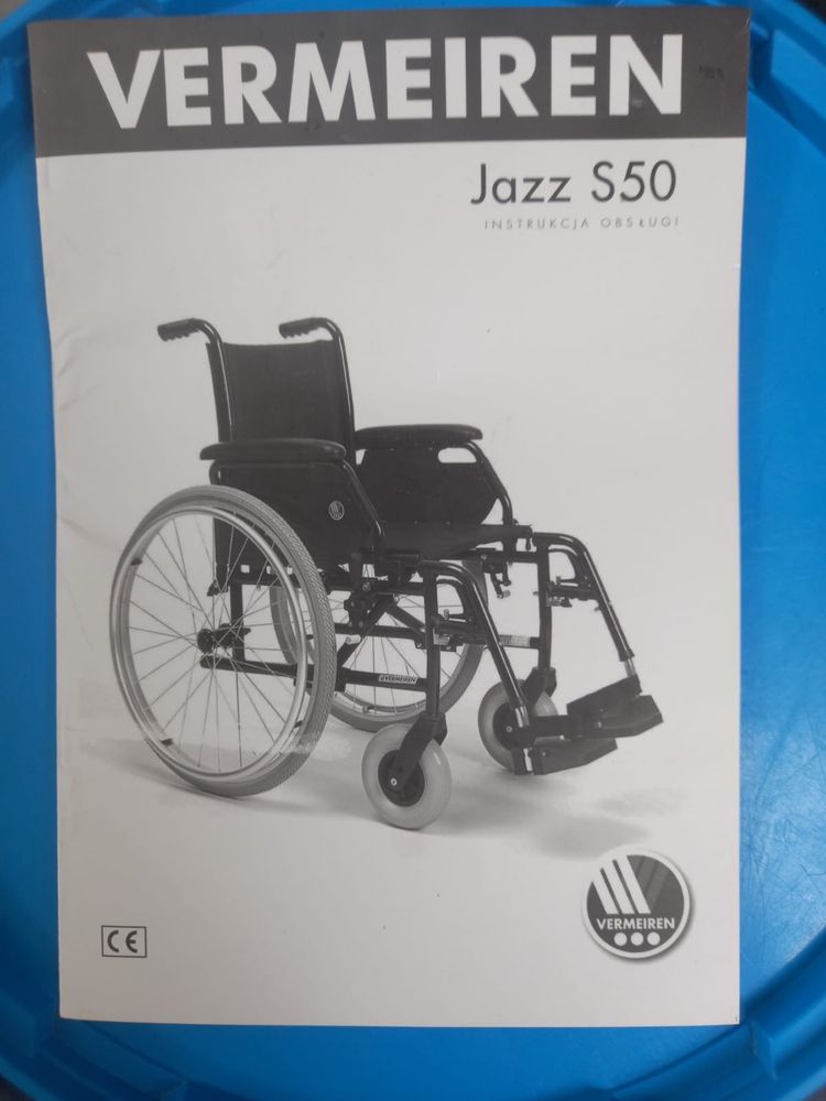 wózek inwalidzki vermeiren jazz 550