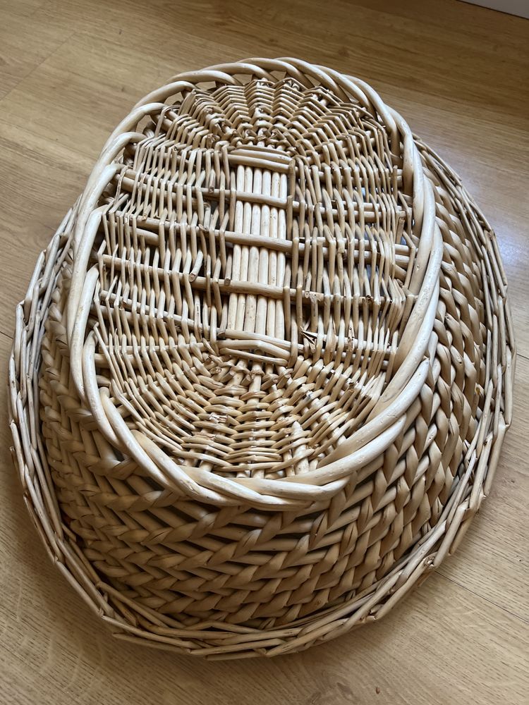 Duży kosz wiklinowy na owoce, pieczywo itp 50x40 cm