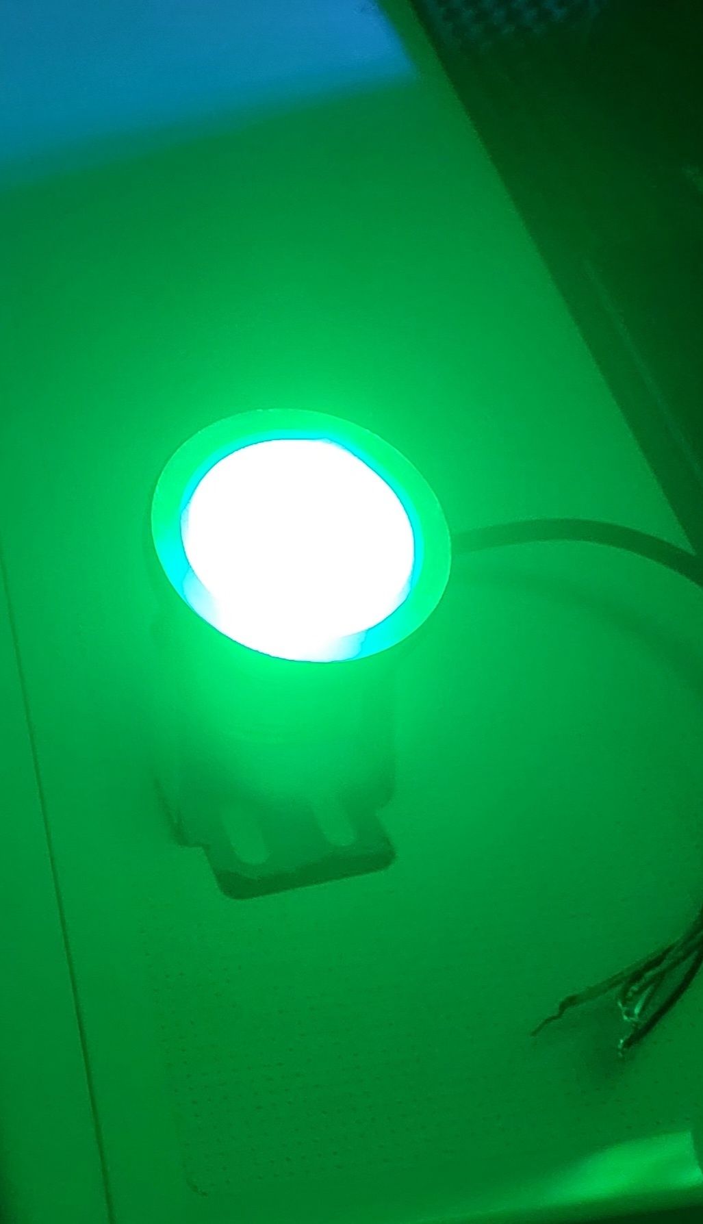 Светодиодный RGB линзовый прожектор 10w с пультом
