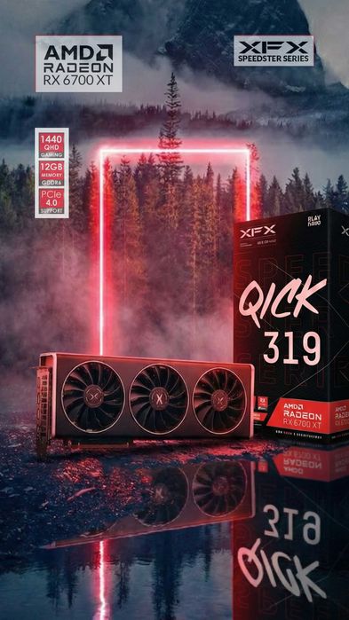 Відеокарта XFX RX6700TX 12 GB