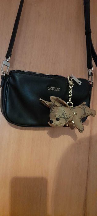 Acessório para mala / Porta chaves bulldog LV
