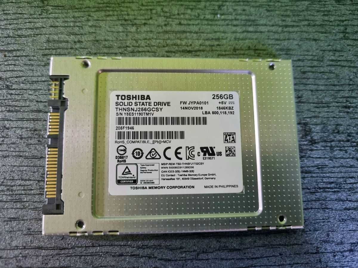 dysk ssd Toschiba 256 GB