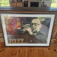 Stary kolekcjonerski plakat Stańko jazz dekor okazja DUŻY