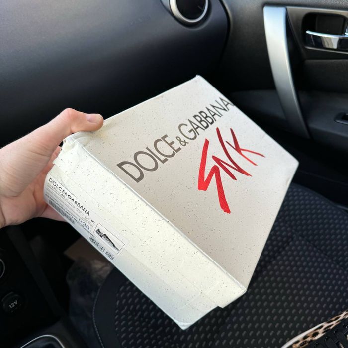 Розпродаж Жіночі кросівки дольче бежеві Dolce&Gabana NS1 white beige
