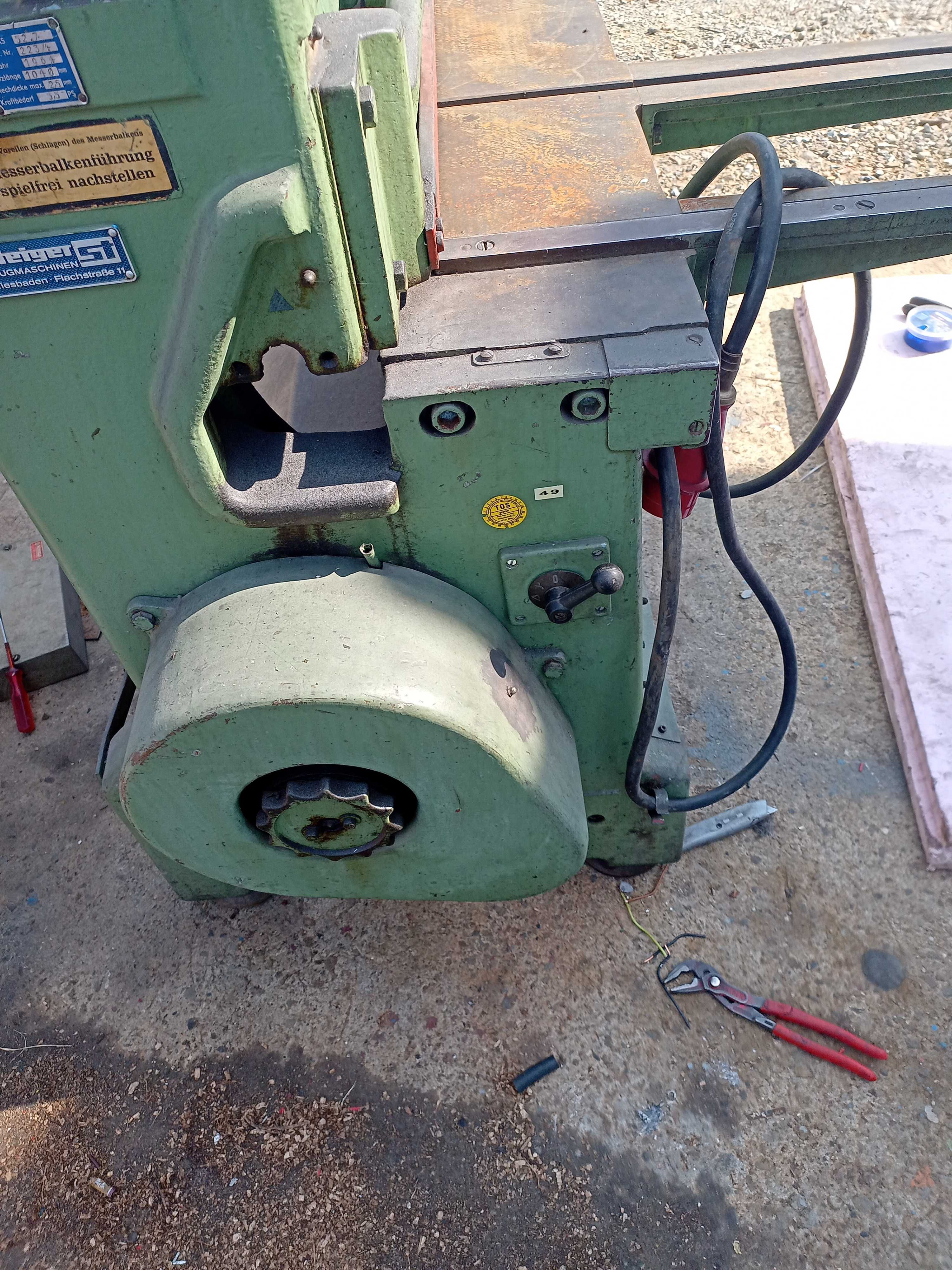 gilotyna do blachy RAS 2,5mm mechaniczna