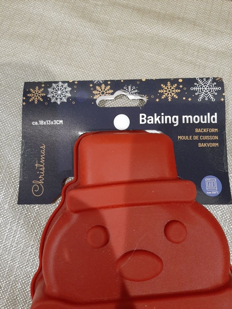 Molde / Forma boneco de neve novo
