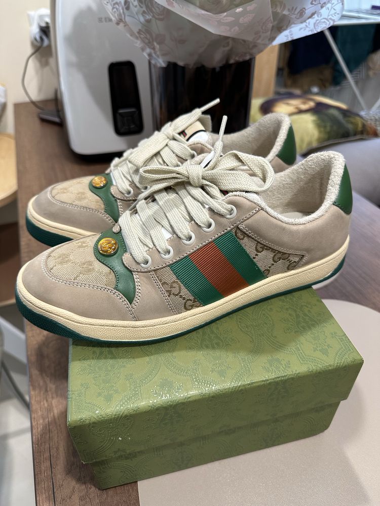Унісекс Кеди в стилі Gucci Screener Sneaker 40-41 p.
