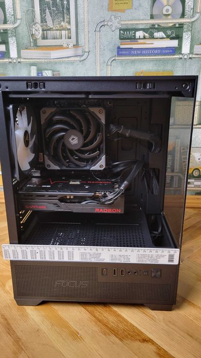 Потужний міні ПК (Ryzen 5 5500 6 ядер 12 п., 16Gb ОЗУ, RX6600 6Gb)