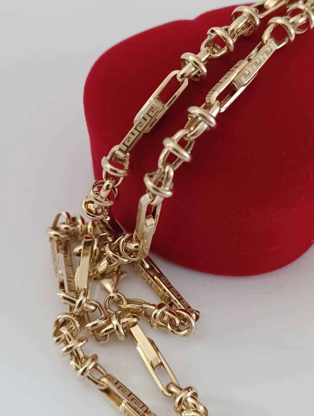 Łańcuszek złoty wzór Versace 14 karat, 585 próba