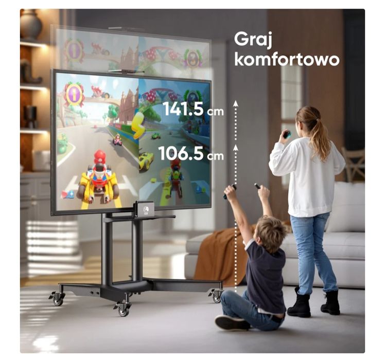 Mobilny stojak do tv od 32"do75" do 50kg