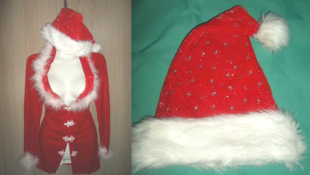 Эротический костюм Санта медсестра горничная разм S/M/L/3XL