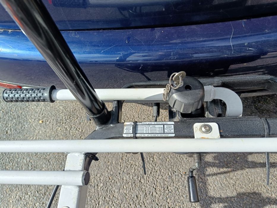 Bagażnik rowerowy na hak na 3 rowery mft uchylny