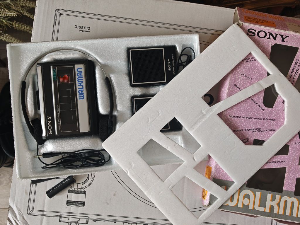 Walkman Sony WM 31 słuchawki sony głośniki sony