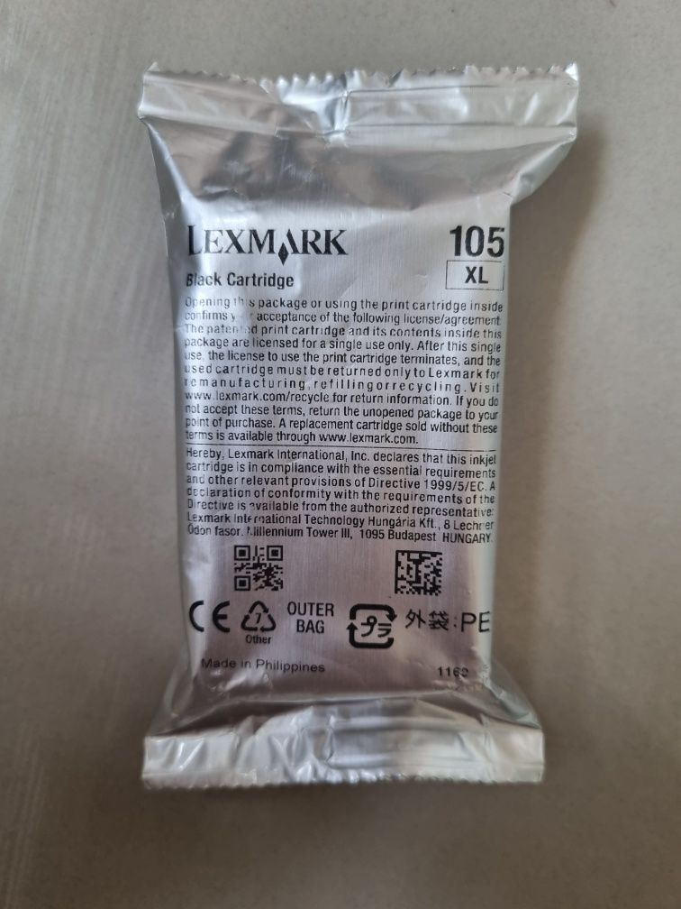 LEXMARK Wkład atramentowy 105XL Czarny 14N0714