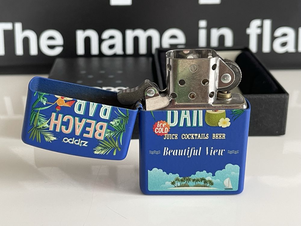 Zapalniczka Zippo 2016 Beach Bar, Royal Blue Matte, NOWA