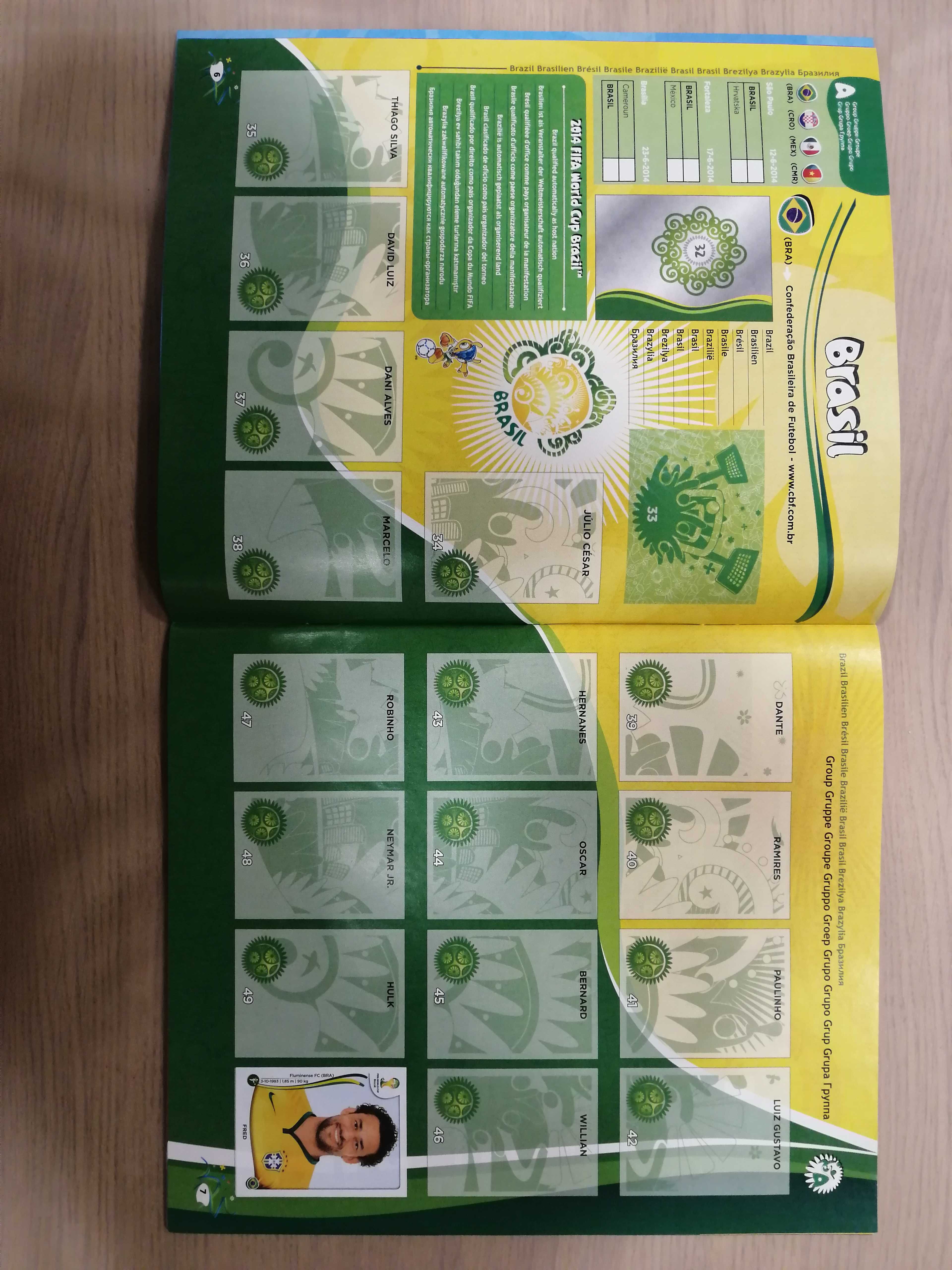 Caderneta Mundial Brasil 2014 - Panini [Incompleta]