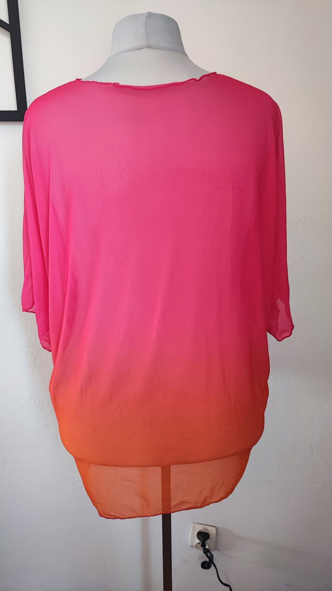Pareo mgiełka r. M, L, XL wiązana OVERSIZE