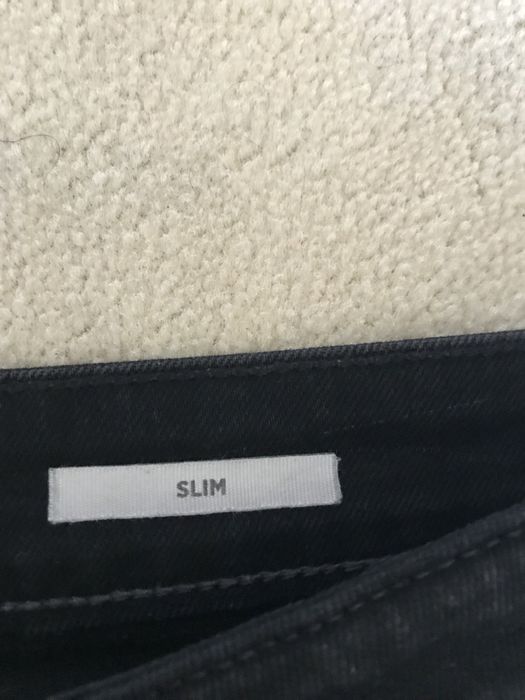 Calcas pretas da pull and bear