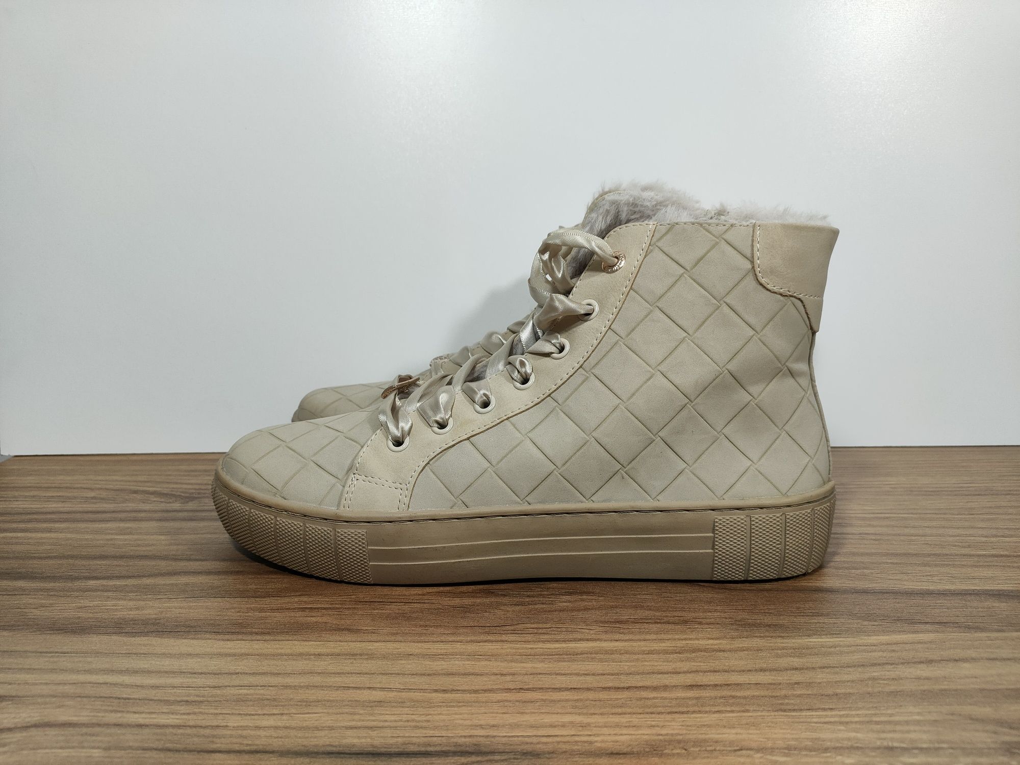 Buty Dockers by Gerli damskie ocieplane na suwaki r. 41 26,5cm