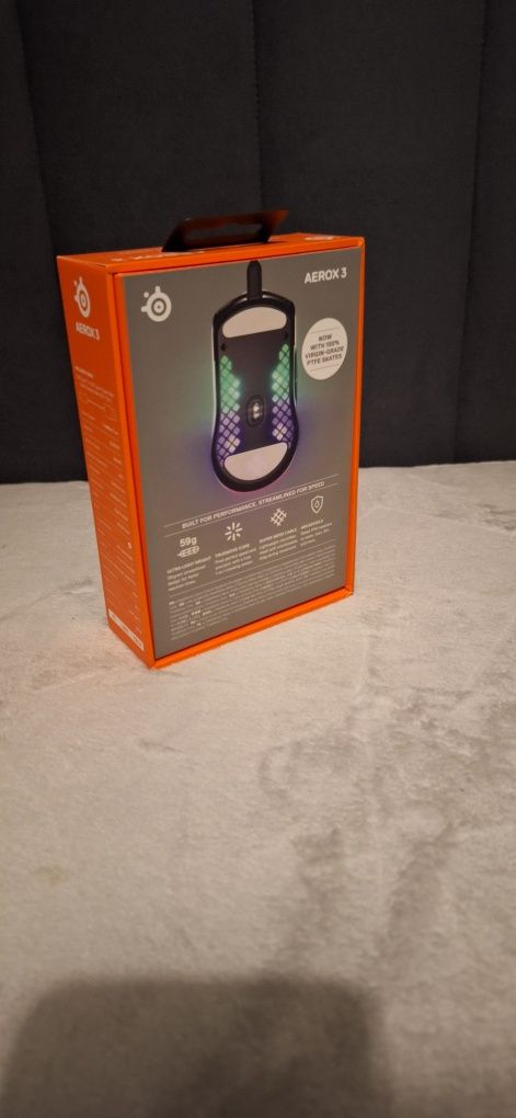 Steelseries aerox 3 onyx (2022) przewodowa