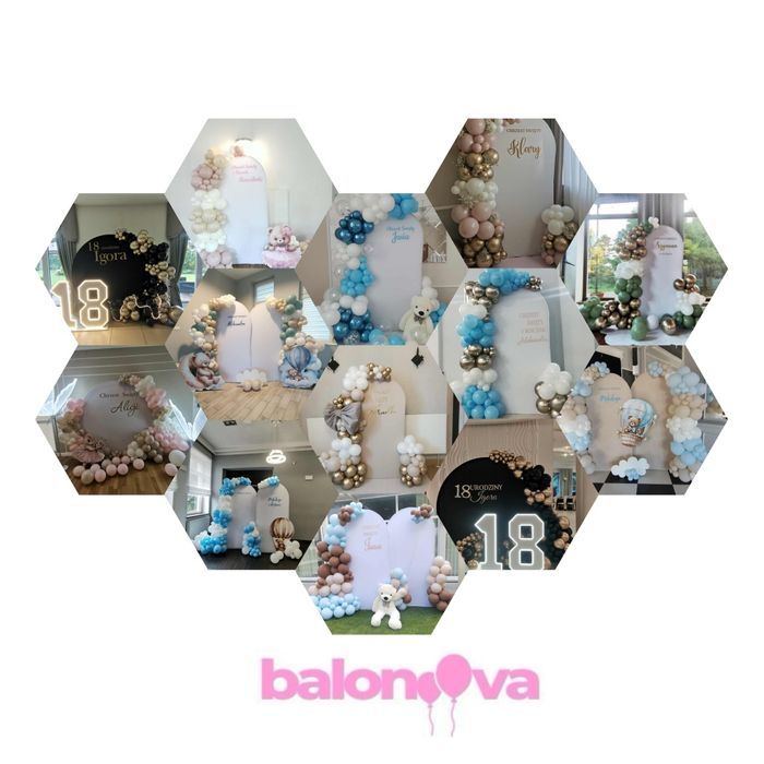 Ścianki okolicznościowe balonowe na każdą okazję