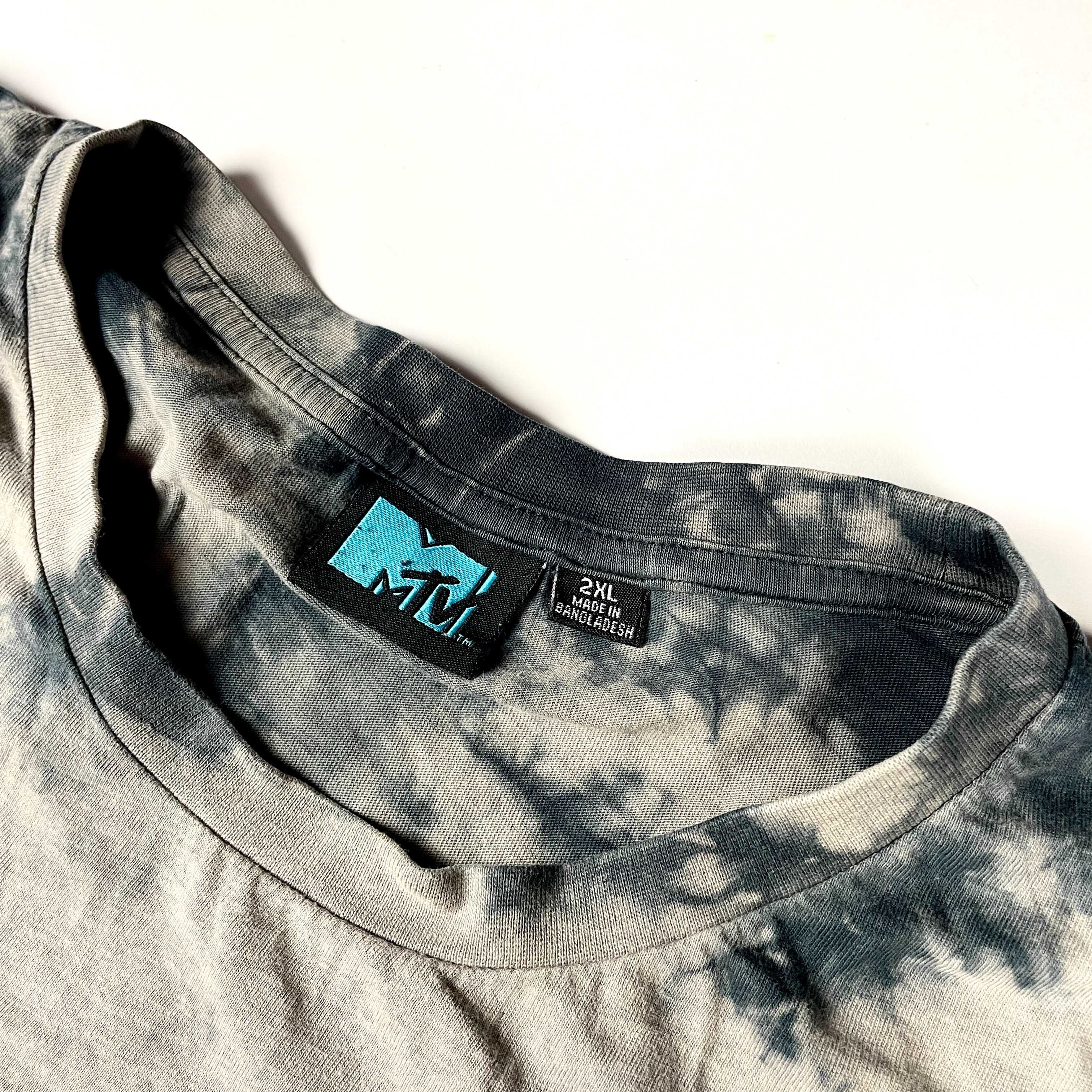 MTV oversize T-shirt z dużym nadrukiem (L/XL) 90s 80s y2k streetwear