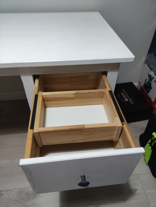 Biurko hemnes białe Ikea 155x65