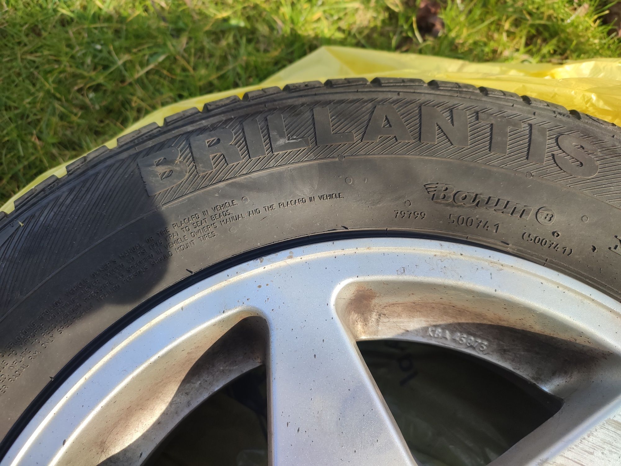 5x Alufelgi Hyundai R13 koła letnie Brillantis 175/70 R13 82T