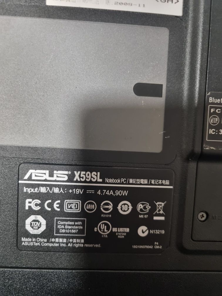 Portátil Asus X59SL