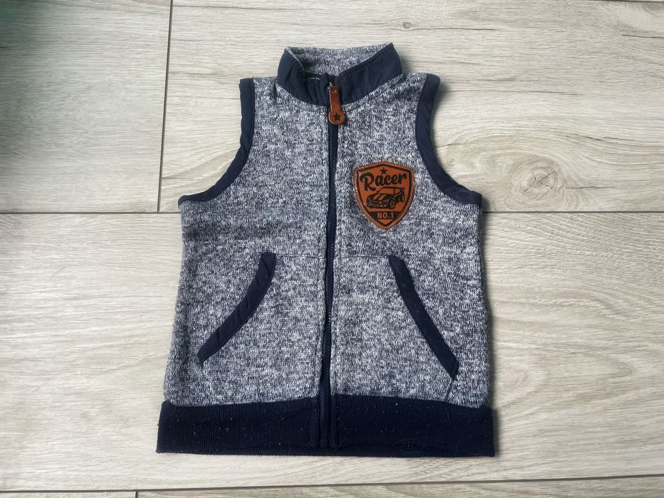 Kamizelka chłopięca So Cute 86 niemowlęca granatowa