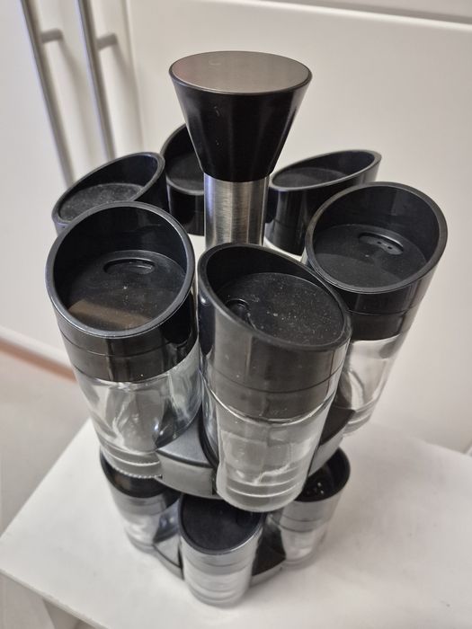 Suporte especiarias Gato Preto