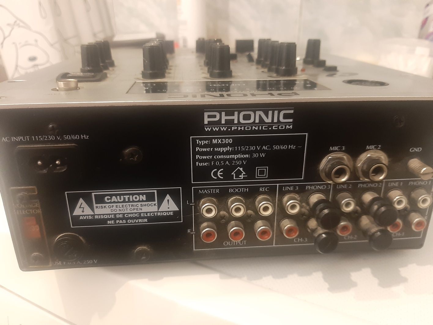 Phonic mx300 микшер пульт как новый