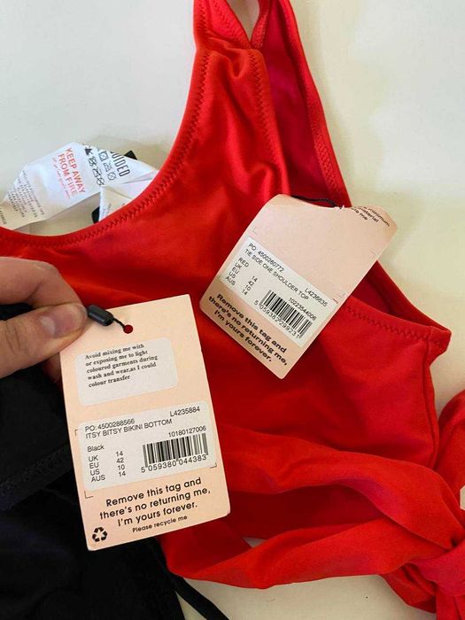 Продам нові купальники MISSGUIDED. 4 штук . L