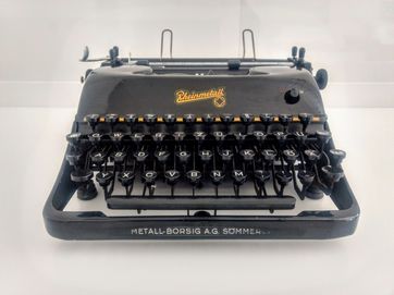 maszyna do pisania rheinmetall kolekcjonerska antyk vintage retro