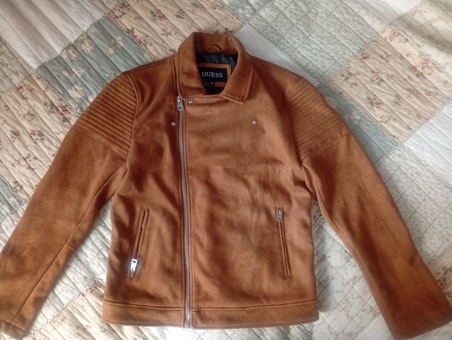 Куртка-косуха чоловіча, замша. Байкерська куртка