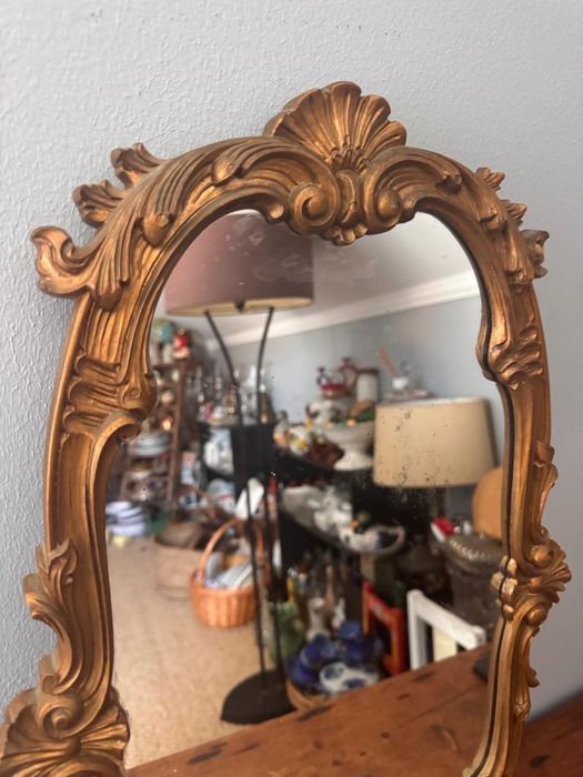 vintage Espelho Antigo Estilo Barroco dec 50
