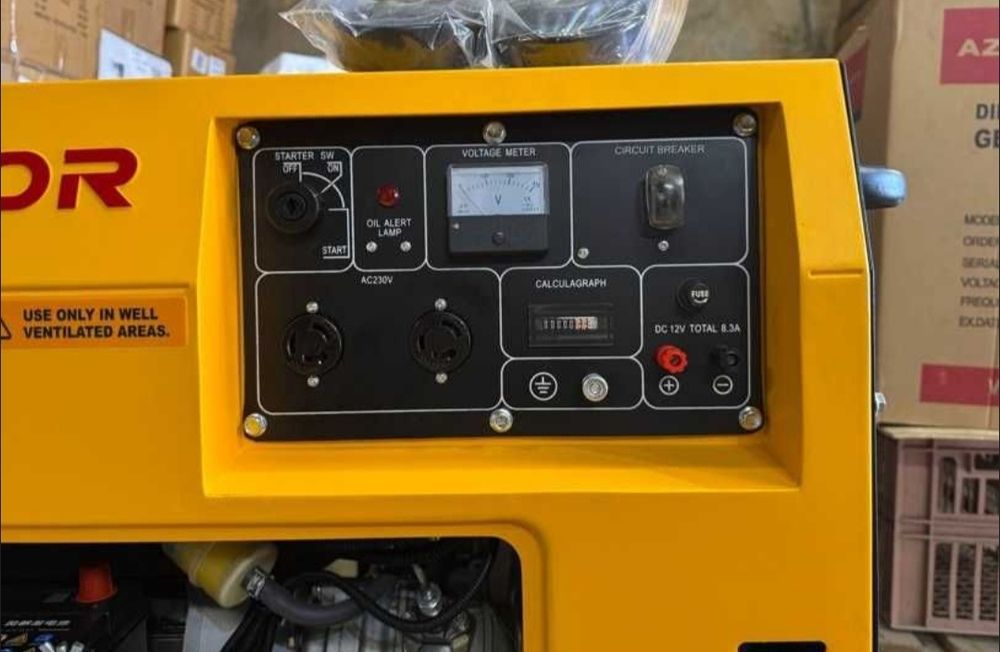 ТОП в ТОПах!Дизельный генератор AZB Kipor KDE7000T на 5 кВт