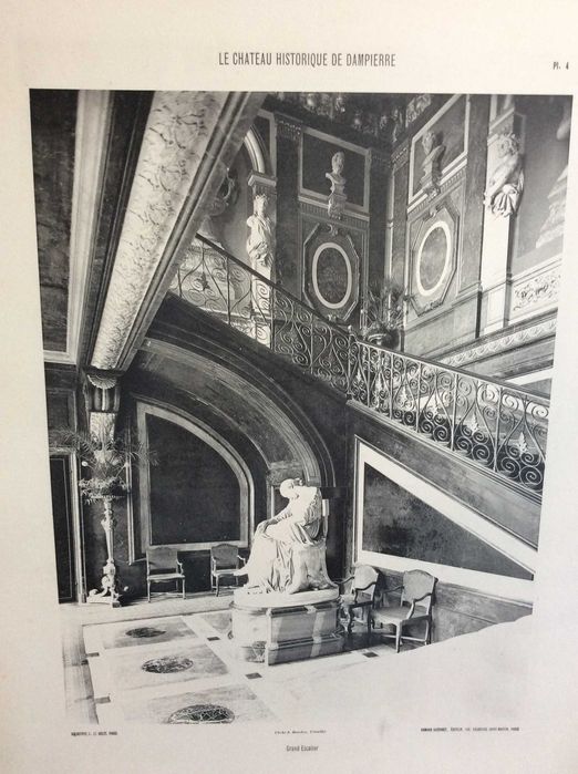 Le Chateau Historique de Dampierre. Heliotipia de 1905. Lote 2