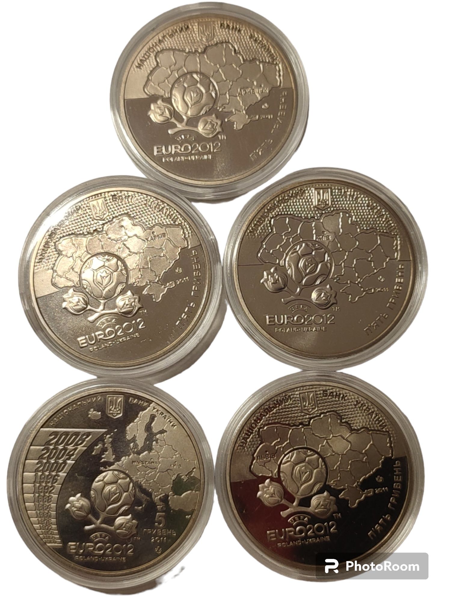 Монети Фінальний турнір чемпіонату Європи з футболу 2012рік