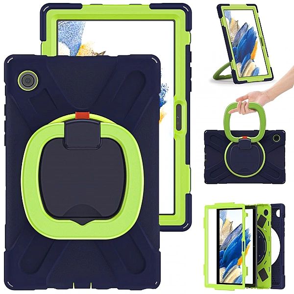 Etui X-armor do Galaxy Tab A8/10.5 Navy/Lime