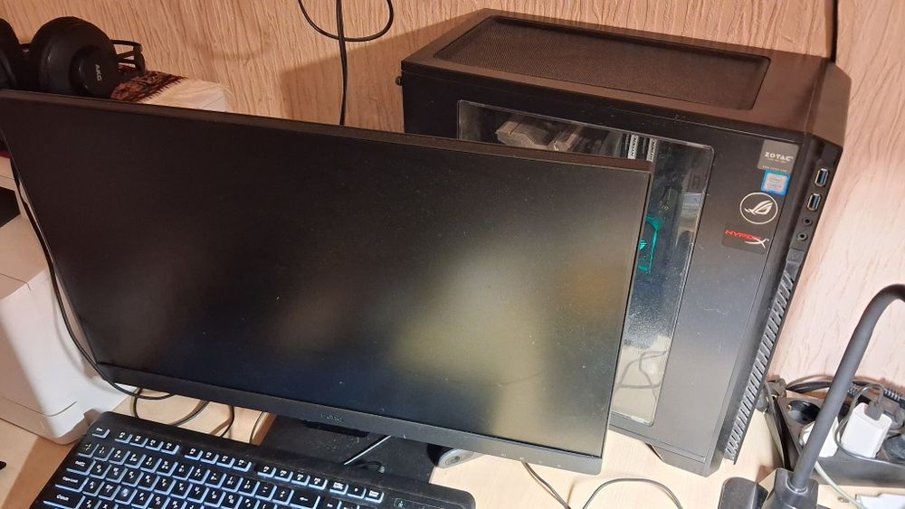 Монитор+сис.блокi3-8100/32Gbddr4/500х2GbSSD/120GbHDD/ GTX1060 6Gb