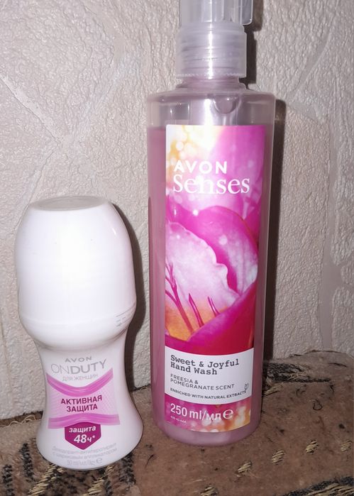 Avon мыло и антиперспирант шариковый