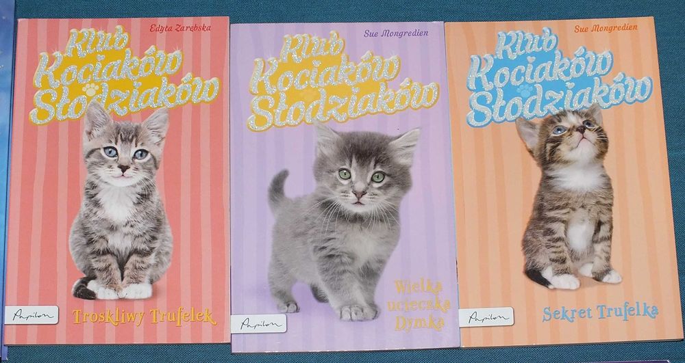 Magiczny kotek Sue Bentley Zestaw 8 książek w super stanie