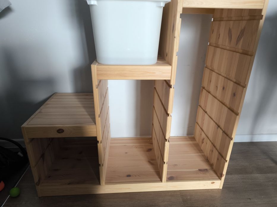 Trofast Ikea schodki drewniane