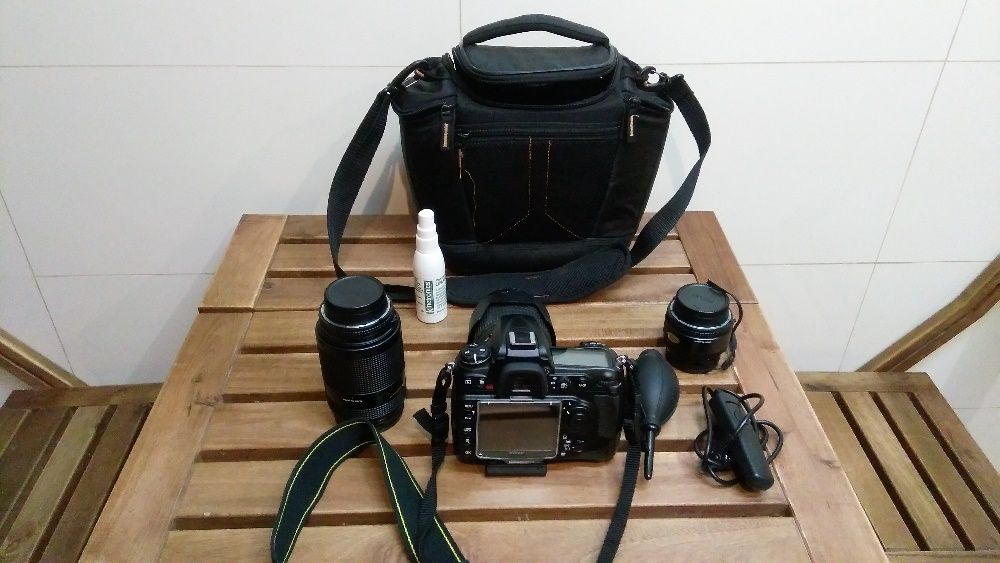 Máquina fotográfica Nikon D300S + objectivas