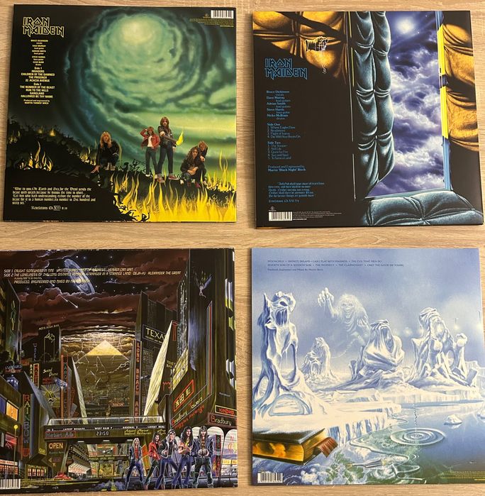 Iron Maiden zestaw 4 winyli remastered
