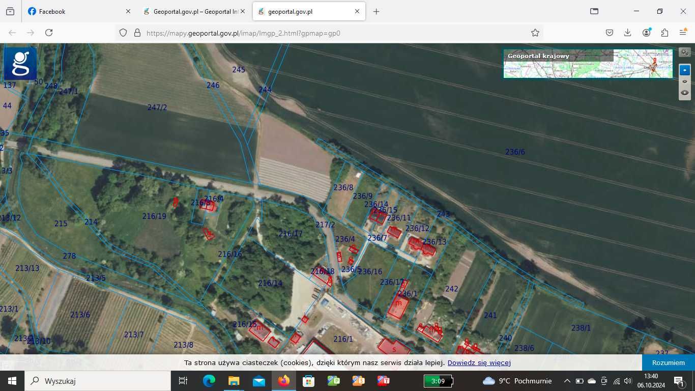 Na sprzedaż działka budowlana 1144 m² – Stary Zamek