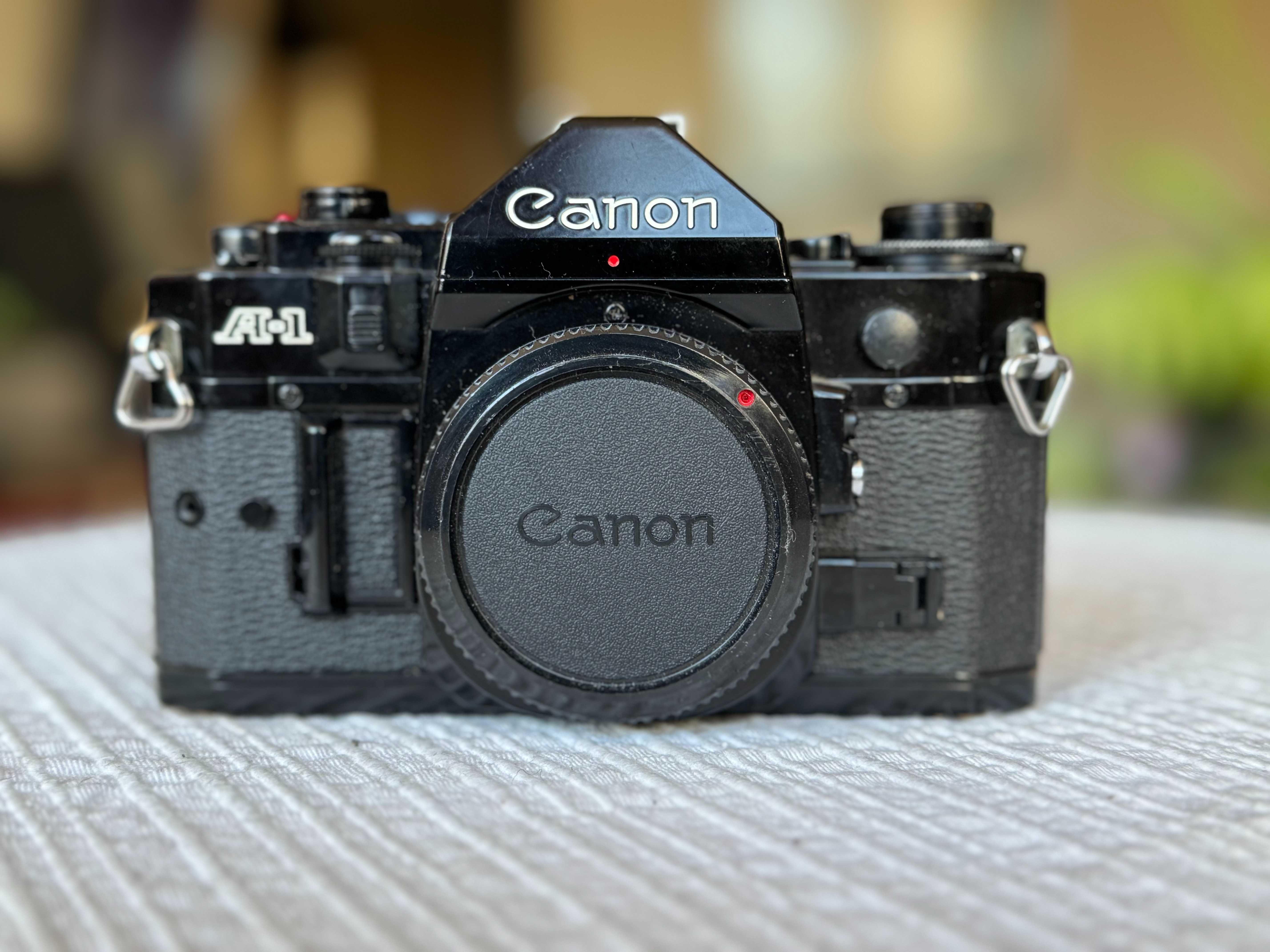 Canon A-1  - Em óptimo estado (com nome gravado)