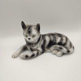 Figurka porcelanowa kot, Niemcy CS Carl Scheidig łata35-72
