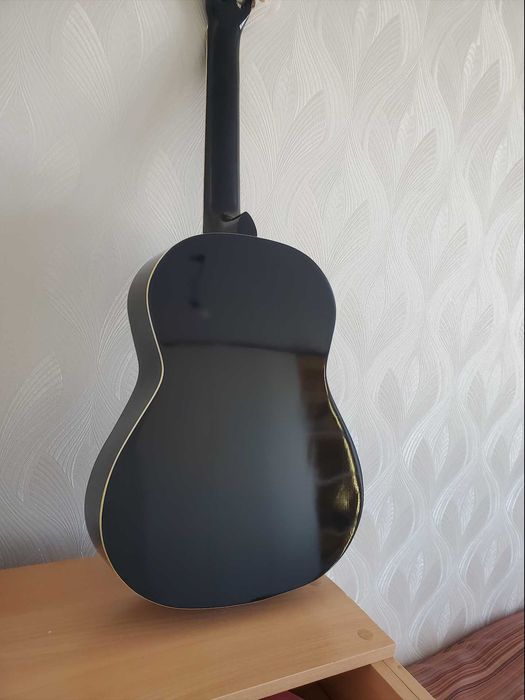 класична чорна гітара якісна для починаючих нейлонові струни